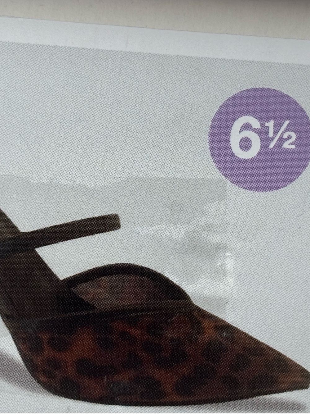 a new day Leopard-Print Pointed Toe Mule in Brown and Black